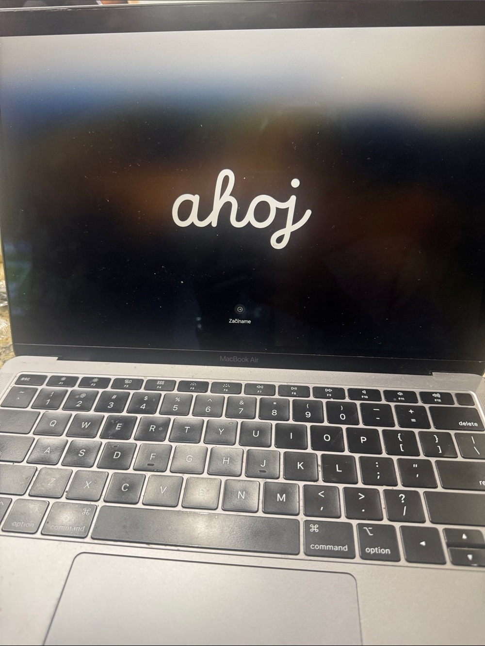 2019 Apple MacBook Air in Space Gray with Black Keyboard